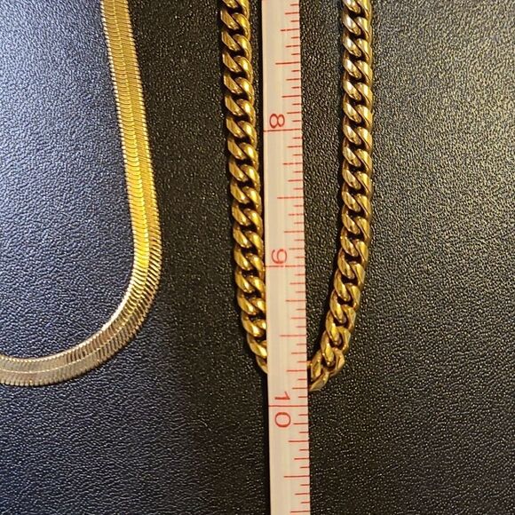 New Gold plated vintage yellow necklaces - Picture 5 of 5